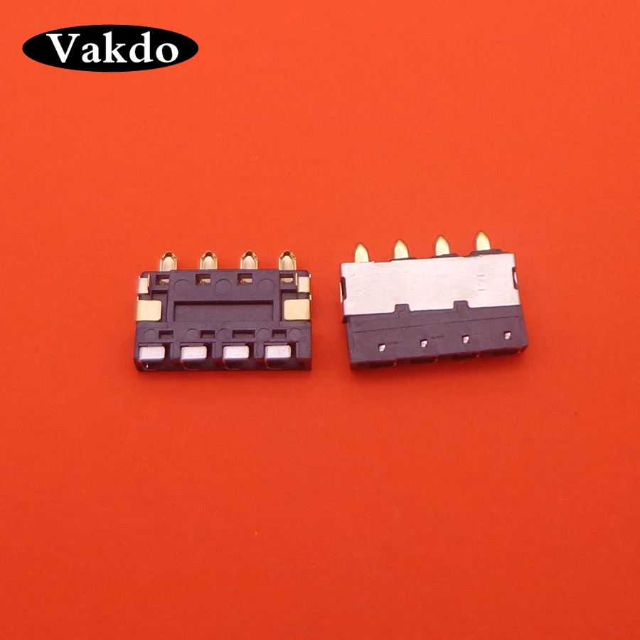 

10pcs 4Pin Inner Battery Connector Holder Clip Contact replacement for mobile phones for Alcatel ZOPO THL Jiayu high quality