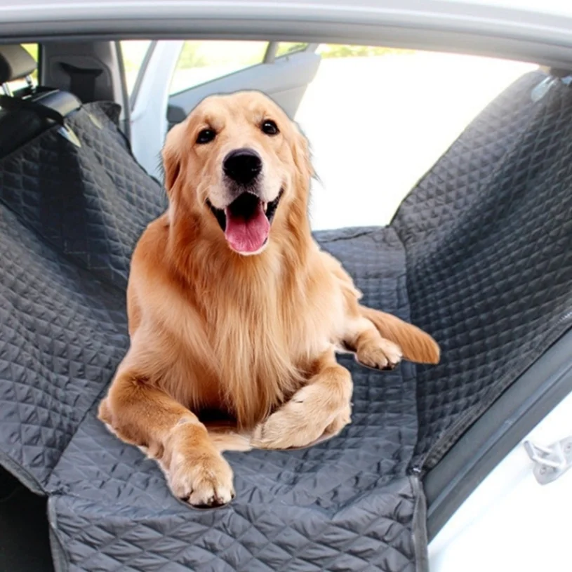 

Dog Carriers Waterproof Rear Back Oxford Pet Car Seat Cover Pet Car Seat Protector for Dogs Cats Protector With Safety Belt
