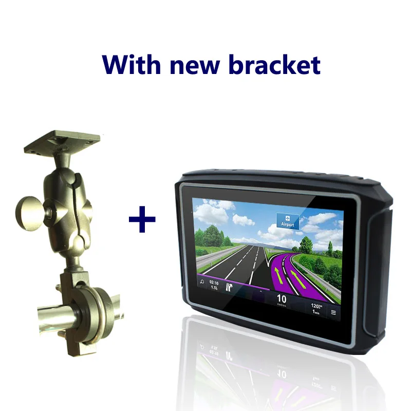 

Latest 4.3" waterproof motorcycle gps navigation with 8G flash+High Light Screen+IPX7+Bluetooth