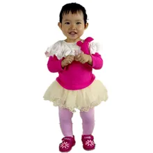 Top Quality 6M-5T Baby Girl Bodie Kids Dress Dress.Clothings Infant Princess Cotton Candy Ball Gown Layered Mantle Spring Autumn