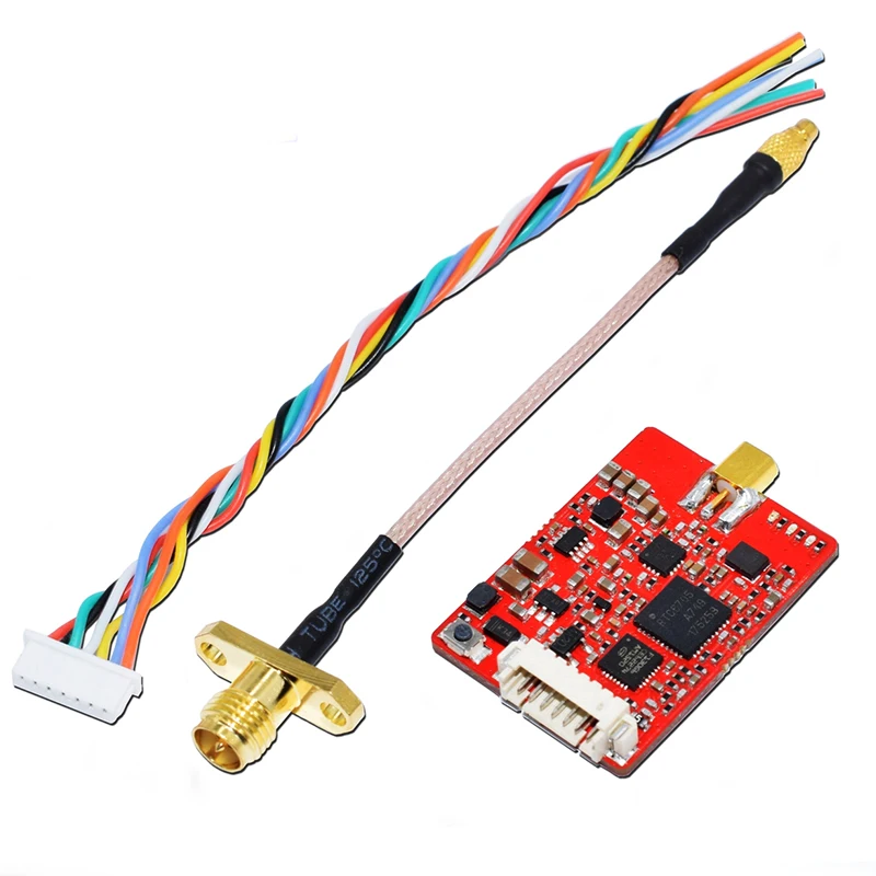 

e708TM3 Pro VTX Wireless AV Transmitter 5.8G 25/200/500mW 800mW/OFF PitMmode Switchable OSD Adjustable FPV Transmitter 6S 7-26V