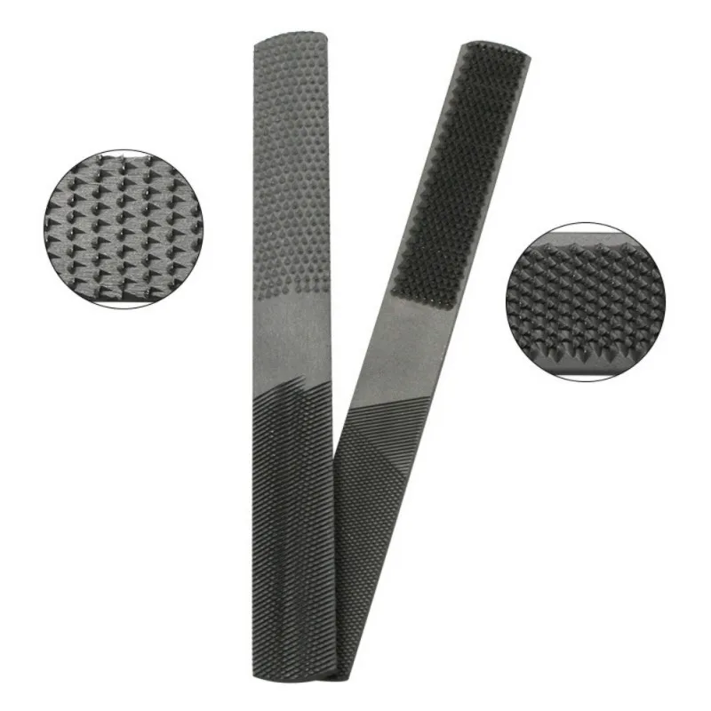 

4 In1 Carbon Steel Rasp Hand Files Saw Double-cut Carpentry Woodworking File Tool For Wood Metal Plastic Materials Processing