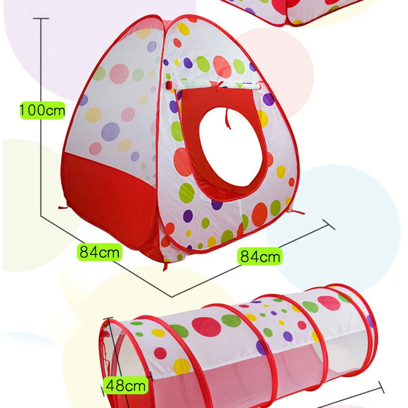Многоцветная детская палатка для детей складной детская игрушка пластиковая дом игры Piscina de bolinha играть Надувные палатки двор Пул