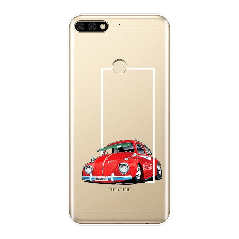 Забавные 3D Автомобильные чехлы для телефонов Huawei Honor 10 9 8 8X MAX Силиконовые мягкие 7