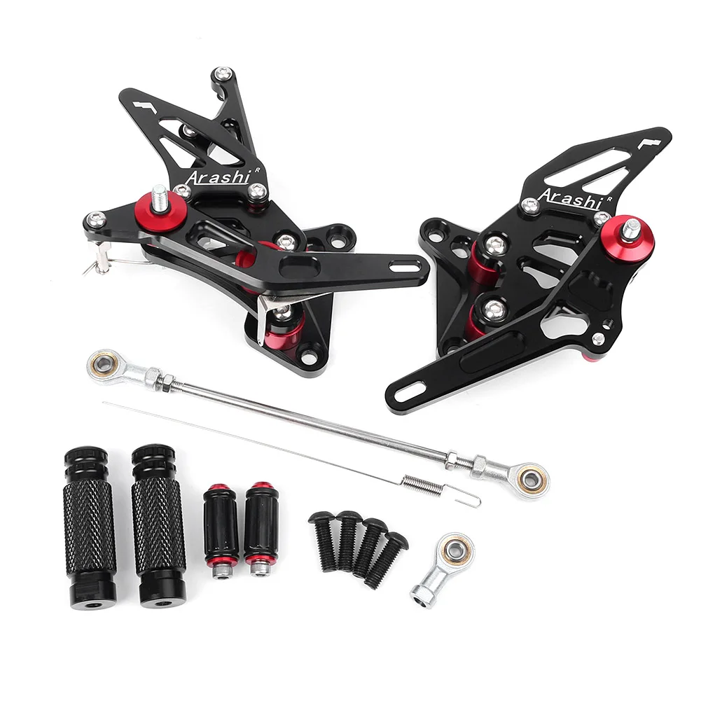 Rearsets Rear Sets Footpegs CNC Adjustable For Suzuki Hayabusa GSX1300R 2008-2015