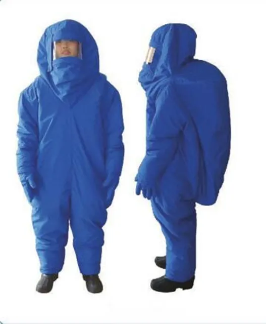 Dark Blue New Anti low temperature Liquid Nitrogen Protective Clothes