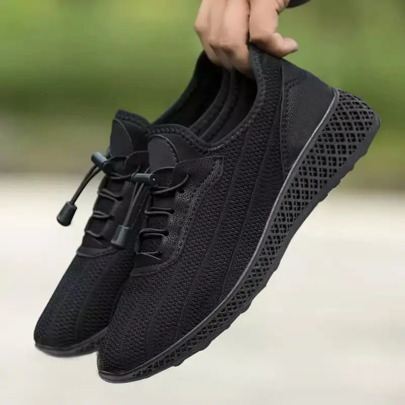 Woven Casual Red Black Shoes Men Breathable Male Shoes Tenis Masculino Flats Zapatillas Hombre Outdoor Shoes Sneakers NX48