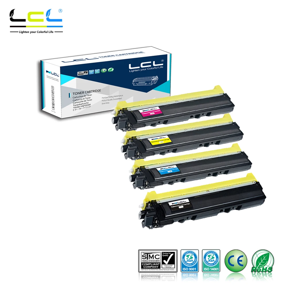 

LCL TN210 TN230 TN-290 (4-Pack KCMY) Toner Cartridge Compatible for Brother HL-3040/3070/DCP-9010CN/MFC-9120/9320/HL-3045CN