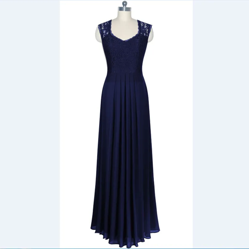ALY SY268 # шифоновые кружевные выдолбленные платья с v образным вырезом длинные