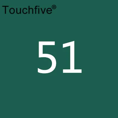 TOUCHFIVE дополнительный цвет двойная головка художественные маркеры Кисть ручка на спиртовой основе эскизные маркеры манга ручки для рисования товары для рукоделия - Цвет: 51