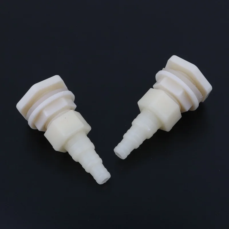 1pc 1/2" fish tank Bulkhead Pipe Joints ABS 20mm aquarium bucket water inlet outlet connector water tank drainage
