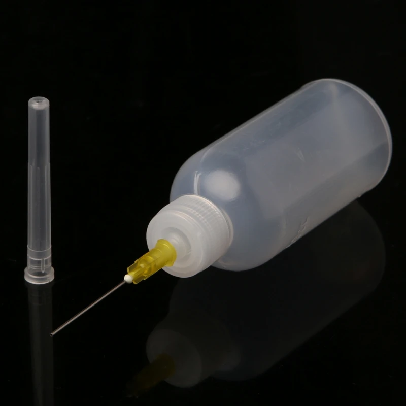 50ml Dispenser Bottle for Rosin Solder Soldering Liquid Flux with 1 Needle 50ml Dispenser Bottle for Rosin Solder Soldering Liquid Flux with 1 Needle