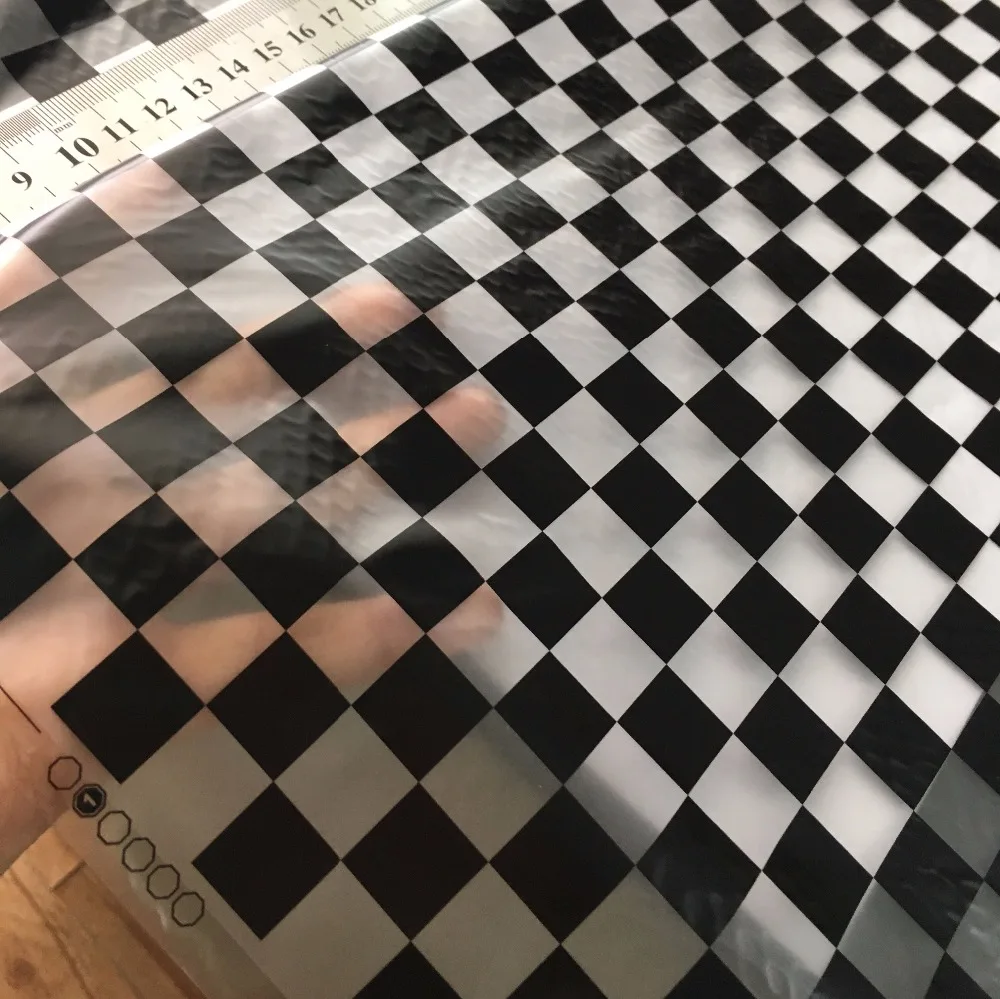 Супер-значение! Высокое качество черные квадраты вода трансферная печать пленки Hydrographics Фильм 0.5 м ПВА фильм. hfj005