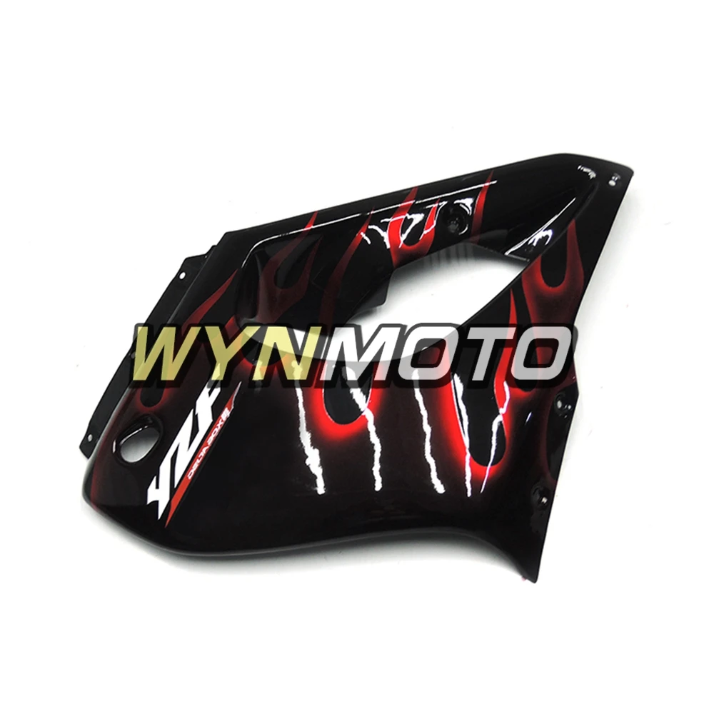 Полный ABS пластик Обтекатели для Yamaha YZF1000R THUNDERACE 1997 год-2007 мотоциклов обтекателя Kit Red Flame Black Чехлы для мангала