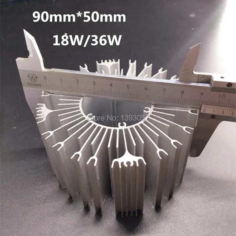 5 шт./лот светодиодный радиатор алюминиевый радиатор основания для 1 Вт-36 Вт высокой мощности Светодиодный кулер Подсолнух НЛО круглый PCB радиатор Светодиодный светильник DIY