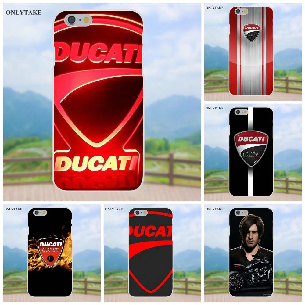 

Vvcqod Ducati Moto Logo For Apple iPhone 4 4S 5 5C SE 6 6S 7 8 Plus X Galaxy Grand Core II Prime Alpha Soft TPU Hotsales