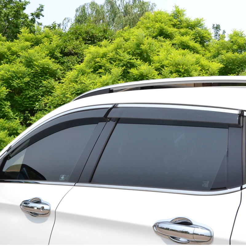 4 Pcs/Set 2010 2016 Sportage R Wind Rain/Sun Guards Visor Vent, Awnings