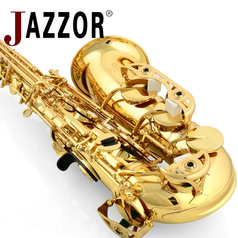 JAZZOR JBAS 601 Professional new Alto saxophone E Flat brass Gold