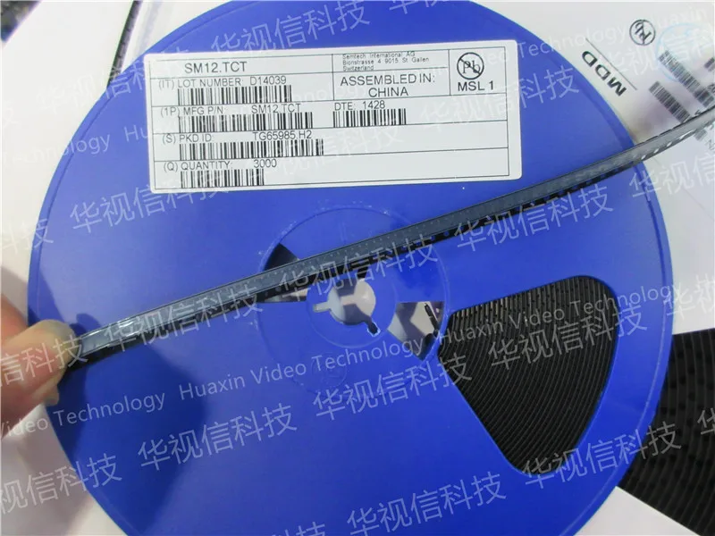 SM12.TCT трафаретная печать M12 SOT 23 SM12 ESD подавитель оригинальный аутентичный чип |