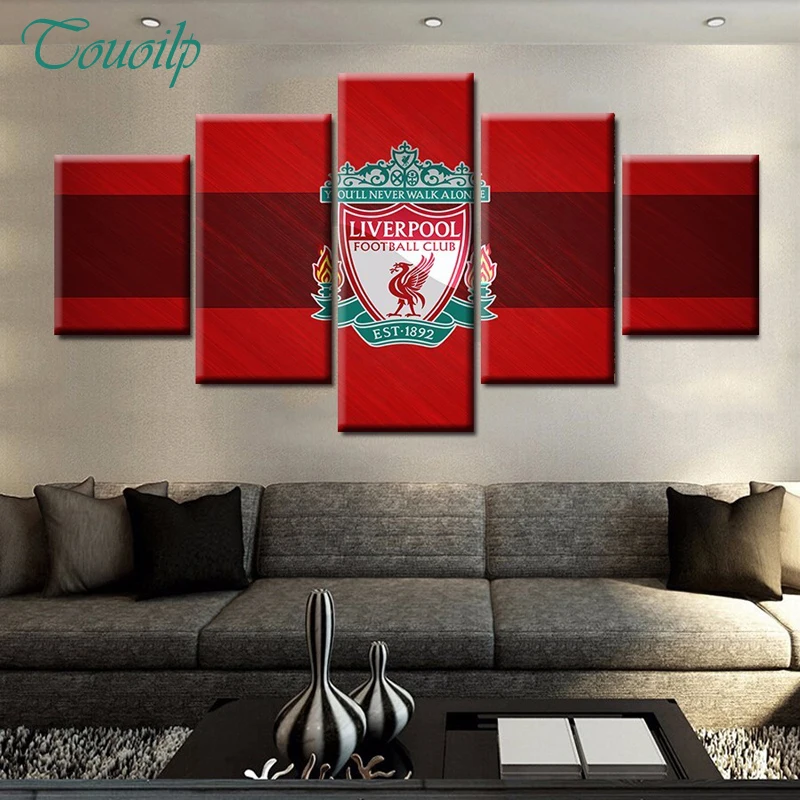 

spuare&round 5d diy diamond embroidery Liverpool football team emblem diamond painting crystal Painting diamonds decorative kits