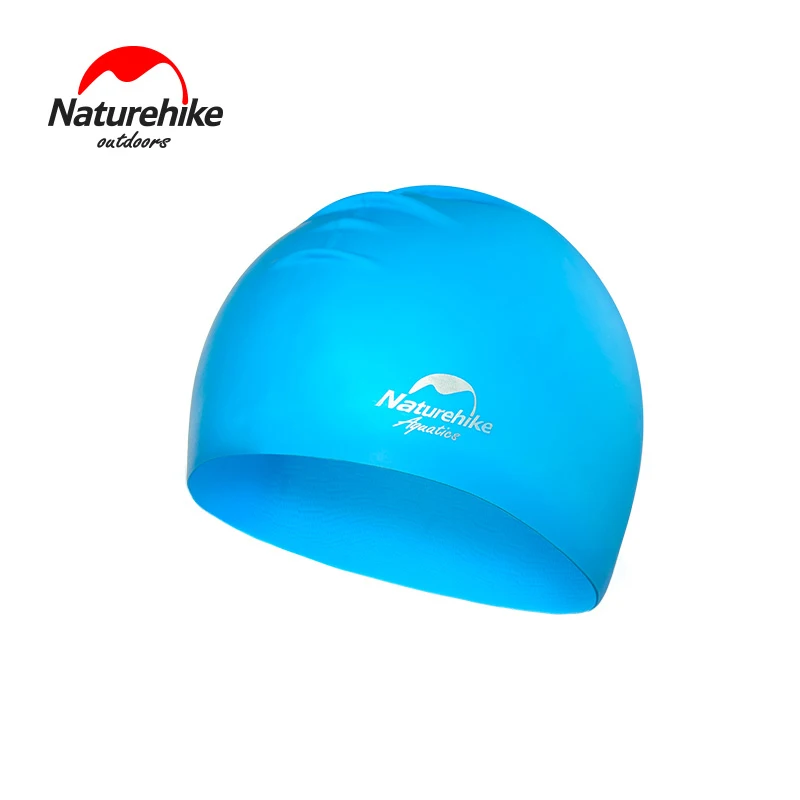 Naturehike Swimming Caps Elastic Solid Silicone Kids Protect Ears Boys Girls Swim Pool Caps Hat