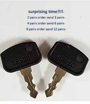 

Pair (2 keys) for Kubota RTV 900 Key-Fit Kubota RTV UTV Utility Vehicles B BX F GR ZD RTV500 RTV900 68920 P5