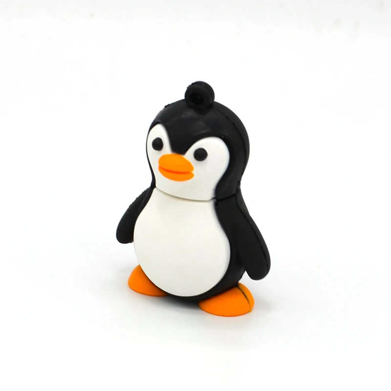 Usb флеш накопитель с милым пингвином С героями мультфильмов Новый стиль флэш 64 ГБ