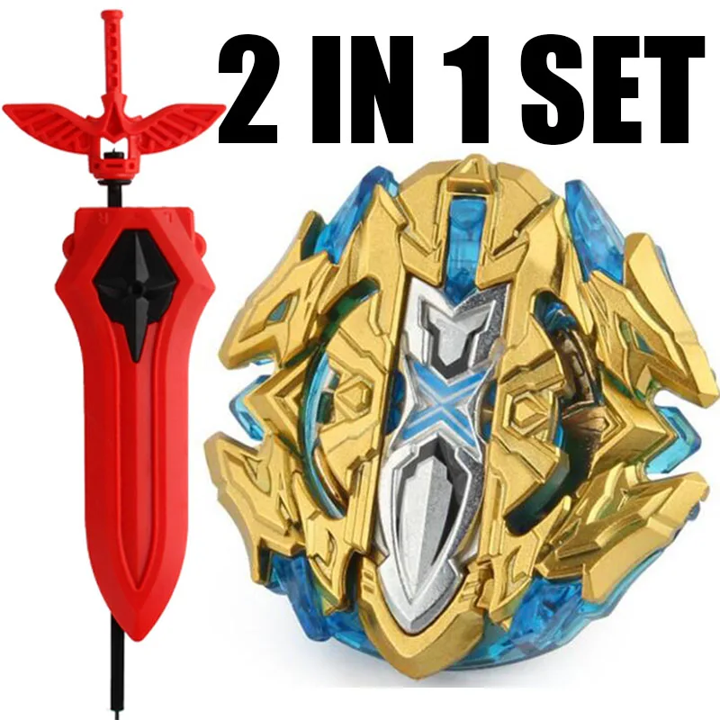 Without Launcher no box Gold Starter Beyblade Burst B-120 Buster Xcalibur 1 Sw 