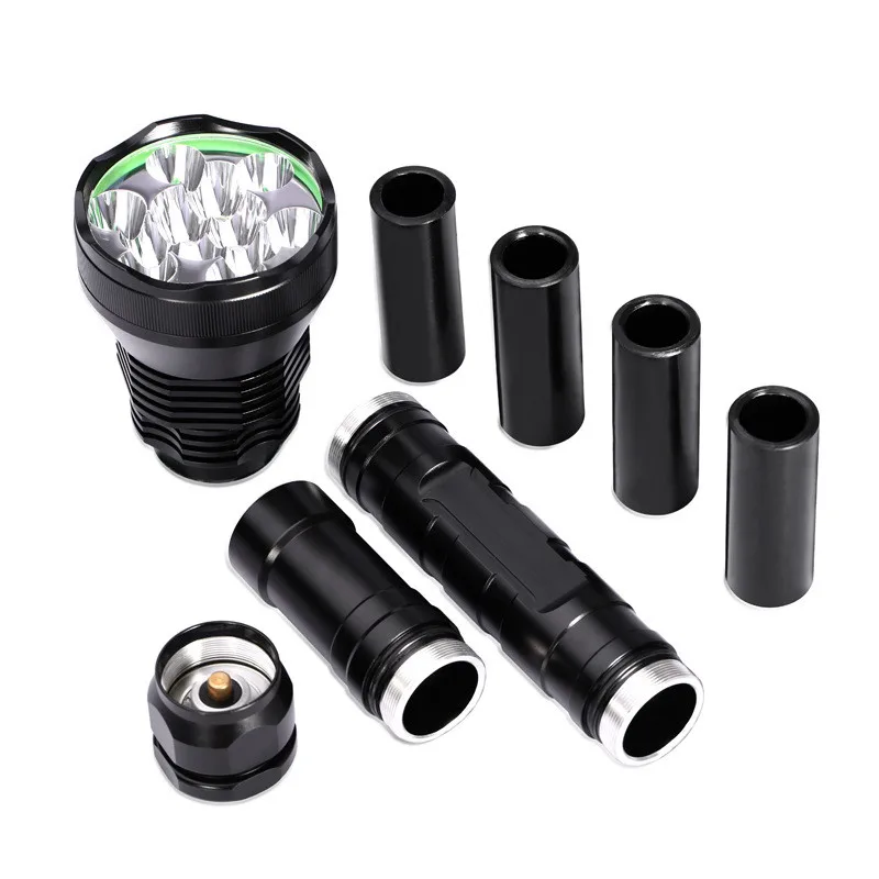 Outdoor Hunting Tactical Self defense LED Flashlight 20000LM XM L 15*T6