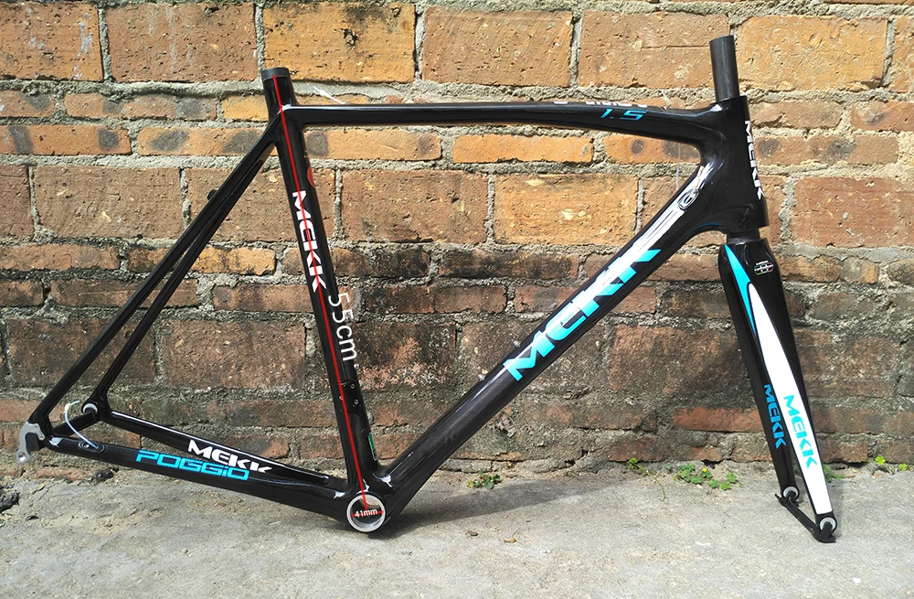 Best Original Italy MK full carbon 56cm road bicycle frame with headset handle bar seat post 13 Best Original Italy MK full carbon 56cm road bicycle frame with headset handle bar seat post 13