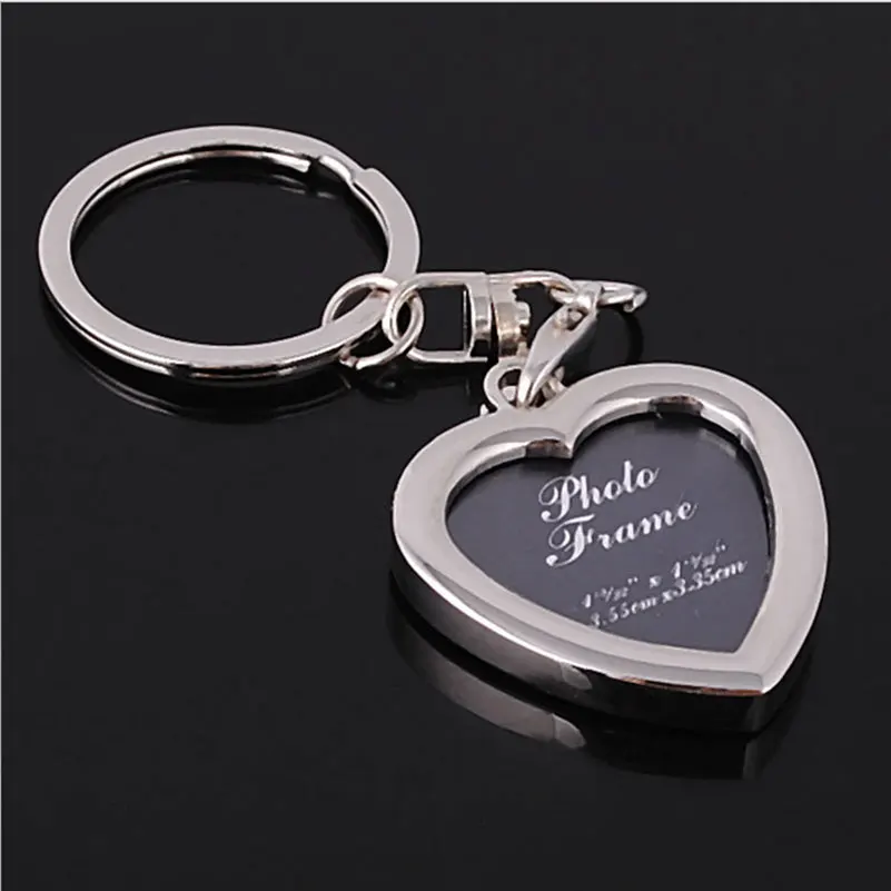 

New Fashion Key Chain Personalized Photo Frame Couple Car Keychain Creative Key Holder Llaveros Chaveiro Porte Clef Gift Friend