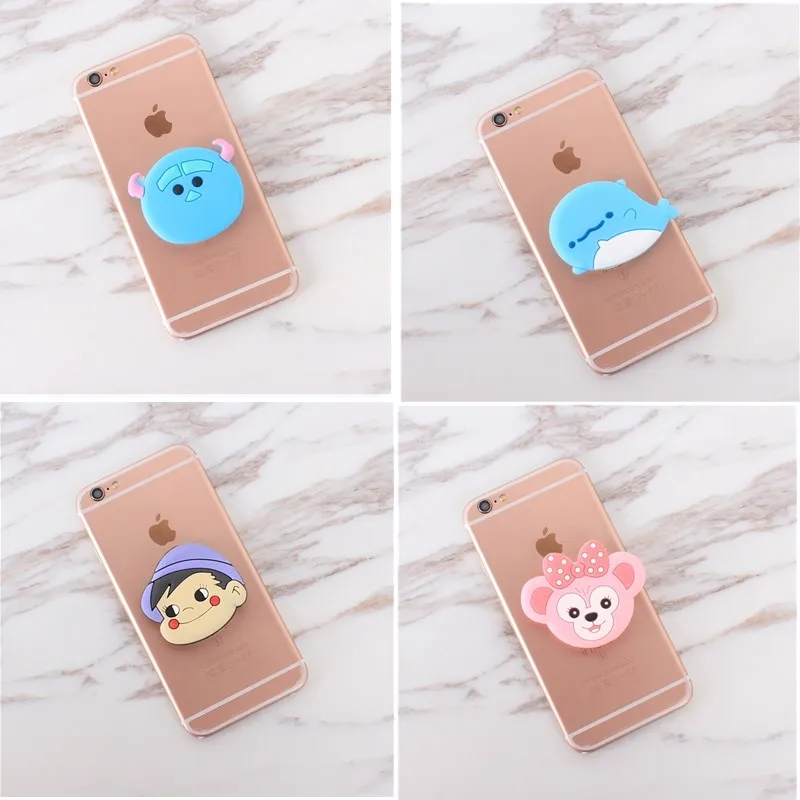 

tablet Cellphone Stand 3D Cute Cartoon phone holder Expanding Stand Finger Holder Universal for iphone Samsung Huawei Xaiomi