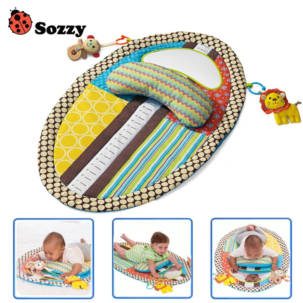Sozzy Polyester Baby Playmat Gym Foam Mat Room Accessories Activity Blanket Carpet Diaper Changing 87*5*56cm