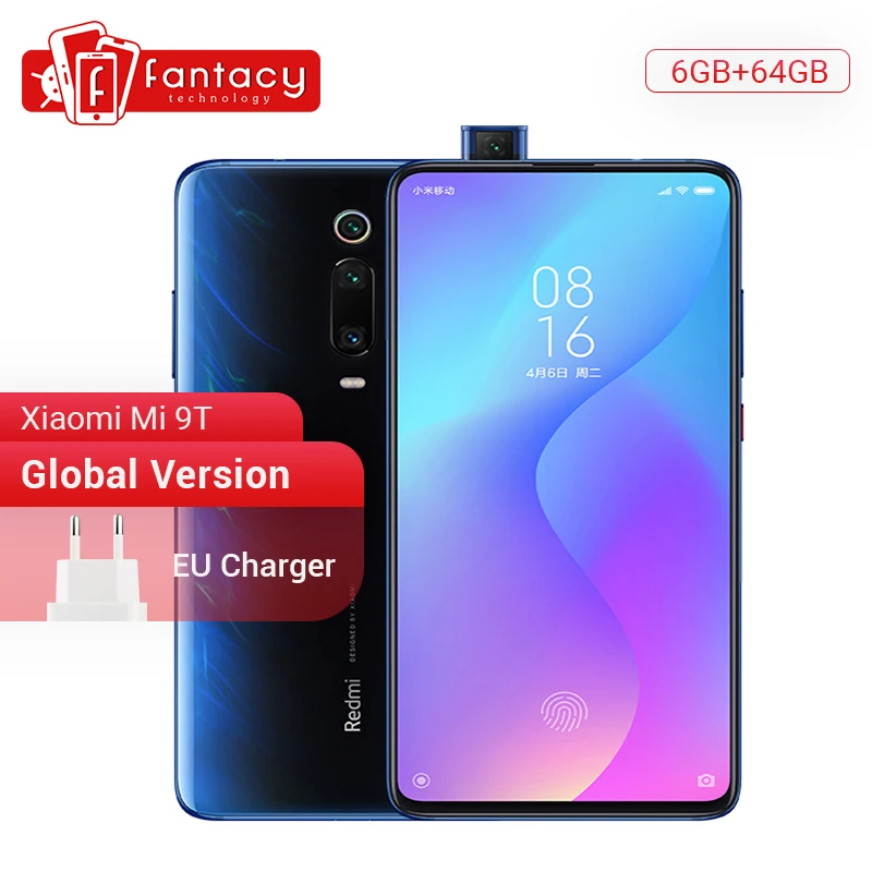 

In Stock Global Version Redmi K20 Xiaomi Mi 9T 9 T 6GB 64GB Snapdragon 730 Octa Core Smartphone 6.39'' AMOLED 48MP Cameras NFC