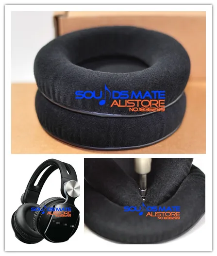 Soft Velour Ear Pads Replacement Cushion For Sony Pulse Elite Edition Wireless Stereo Headset Headphone