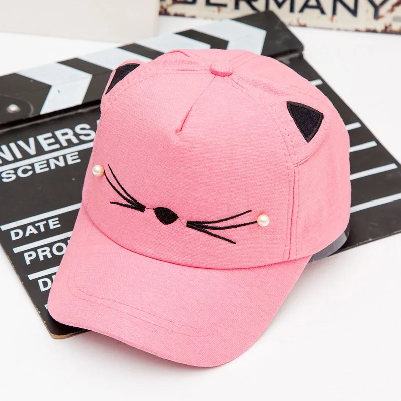 

Cute Cat Ear Baby Hat Kids Boy Girl Baseball Cap Spring Summer Adjustable Sun Hat Children Boys Girls Hip Hop Hats
