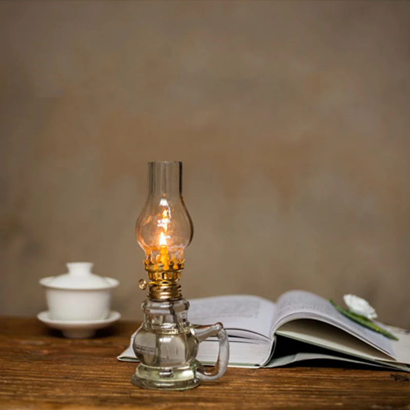 LED 1 PC Night Light Retro Table Lamp Kids Children Gifts Romantic Couple Lights Christmas Decorations for Home Kerosene Lantern LED 1 PC Night Light Retro Table Lamp Kids Children Gifts Romantic Couple Lights Christmas Decorations for Home Kerosene Lantern