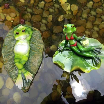 

Outdoor garden decoration garden creative fish pond decoration landscaping floating frog crafts