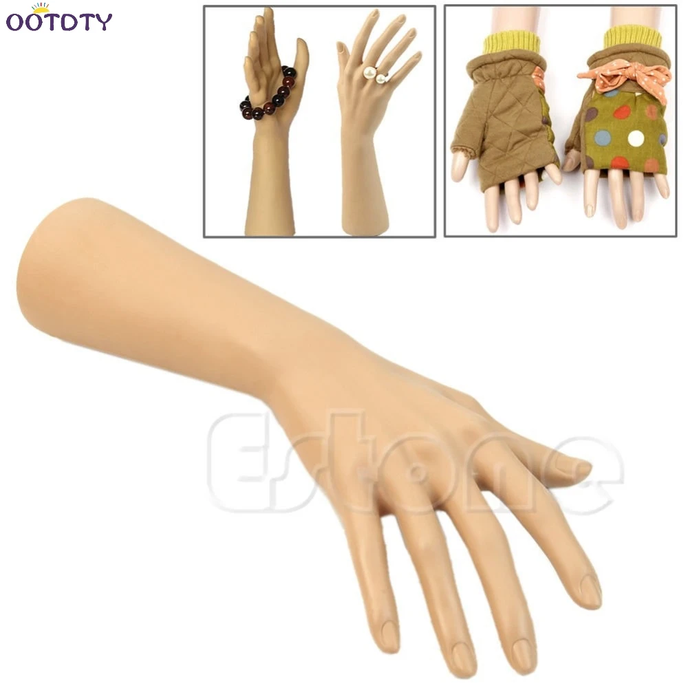 Nail Art Fake Model Watch Ring Bracelet Gloves Stand Display Mannequin Hand | Дом и сад