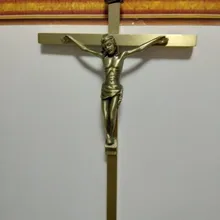 Религиозные принадлежности-Христианство религиозный Христос Распятие Иисуса медь крест Распятие Эммануэль Иммануэль