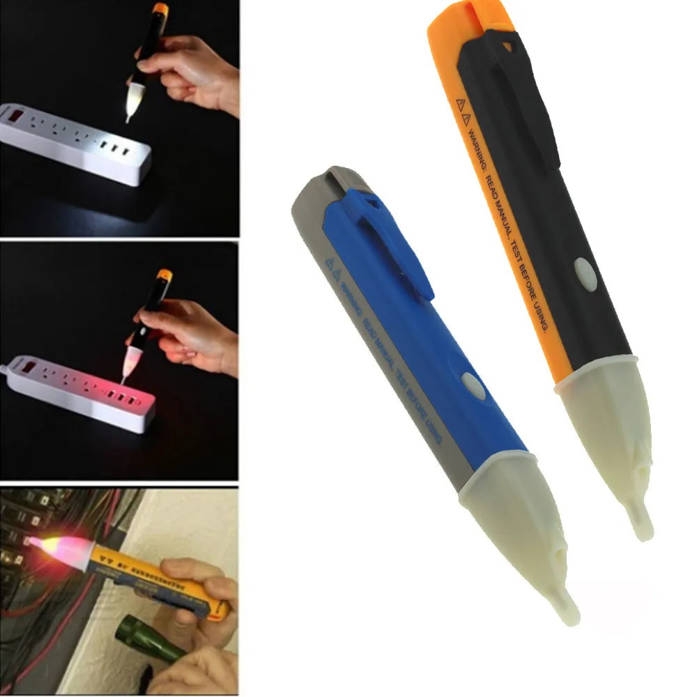 

Electric Voltage Tester Volt Alert Pen Electricity Detector Test Pencil LED Light AC Detector Sensor 90~1000V game Accessories