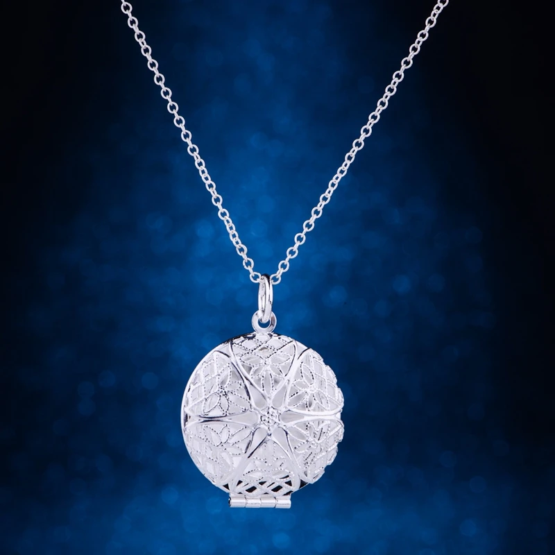 

silver plated Necklace, 2016 silver Pendant fashion jewelry , sculptural shiny hollow /gfkaowra hwsaqnza LQ-P167