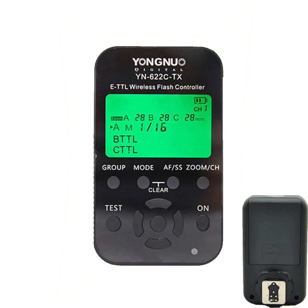 

Yongnuo YN622C-TX YN-622C-TX 622C-TX Wireless ETTL HSS Flash Transmitter Controller For Canon Support YN568EX II YN685C YN-685C