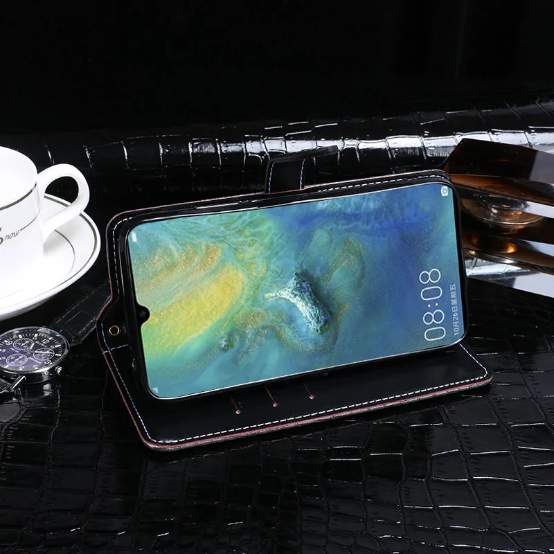 Чехол для Huawei Mate 20 X Роскошный кожаный флип чехол защитный телефона задняя