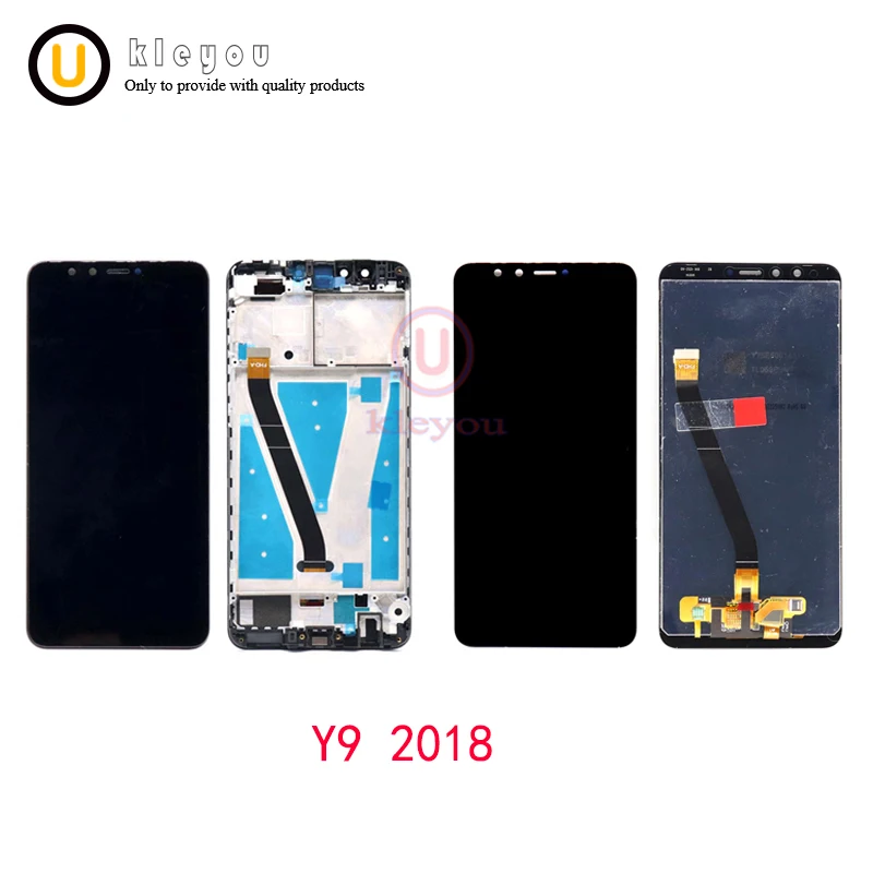 5 93 For Huawei Y9 2018 LCD Display Touch Screen Digitizer Assembly For 