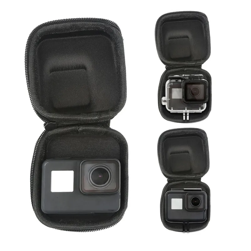 

New Mini EVA Protective Case Bag for GoPro Hero 7 6 5 Black Sliver White Camera Storage Box for Go Pro Hero 7 6 5 Accessories