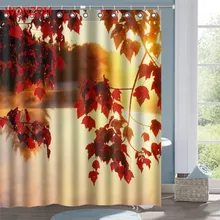 WONZOM Lake Maple Leaves Waterproof Shower Curtain Serenity Bathroom Decor Flower Decoration Cortina De Bano 2017 Bath Curtain WONZOM Lake Maple Leaves Waterproof Shower Curtain Serenity Bathroom Decor Flower Decoration Cortina De Bano 2017 Bath Curtain