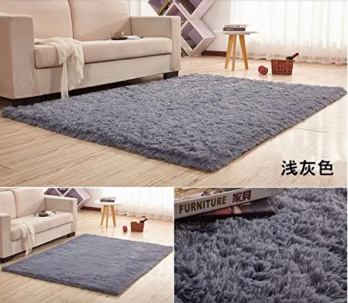 12 Sizes Super Soft Silk Wool Rug Indoor Modern Shag Area Rug Silky Rugs Bedroom Floor 12 Sizes Super Soft Silk Wool Rug Indoor Modern Shag Area Rug Silky Rugs Bedroom Floor