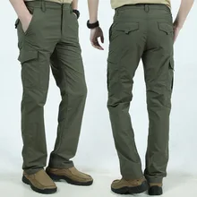 Army Military Men Pants Quick Dry Casual Summer Style Trousers Men's Tactical Cargo Pants Male lightweight Waterproof Trousers