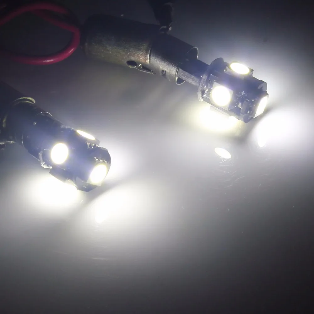 ANGRONG 2x H6W BAX9s 5 SMD CAN шина светодиод индикатор лампы задний парковочный боковой